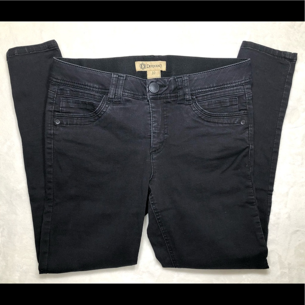 Democracy “Ab” technology Black Jeans Size10